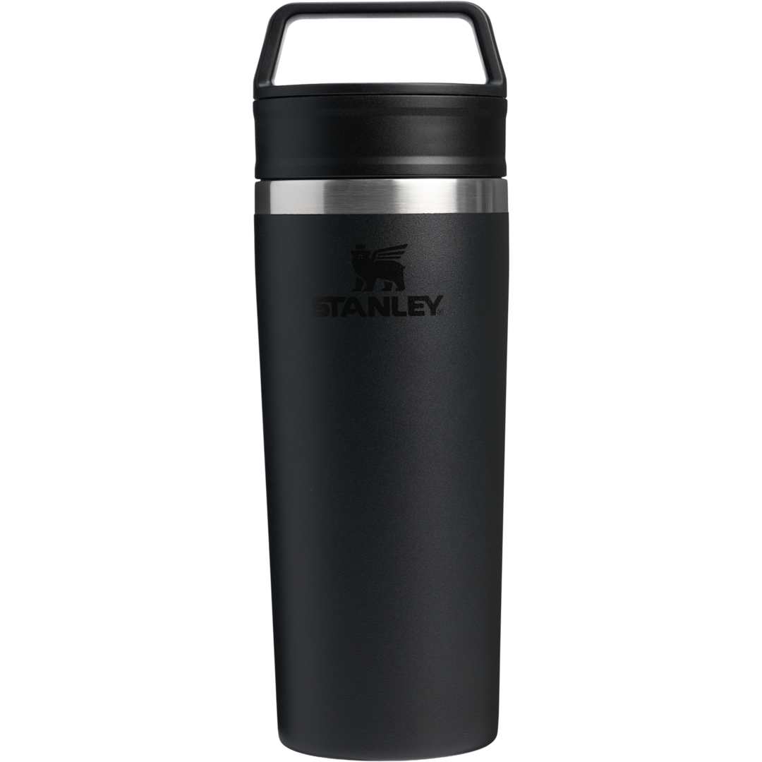 Rear View of Black Stanley Cafe-to-Go Tumbler 16oz