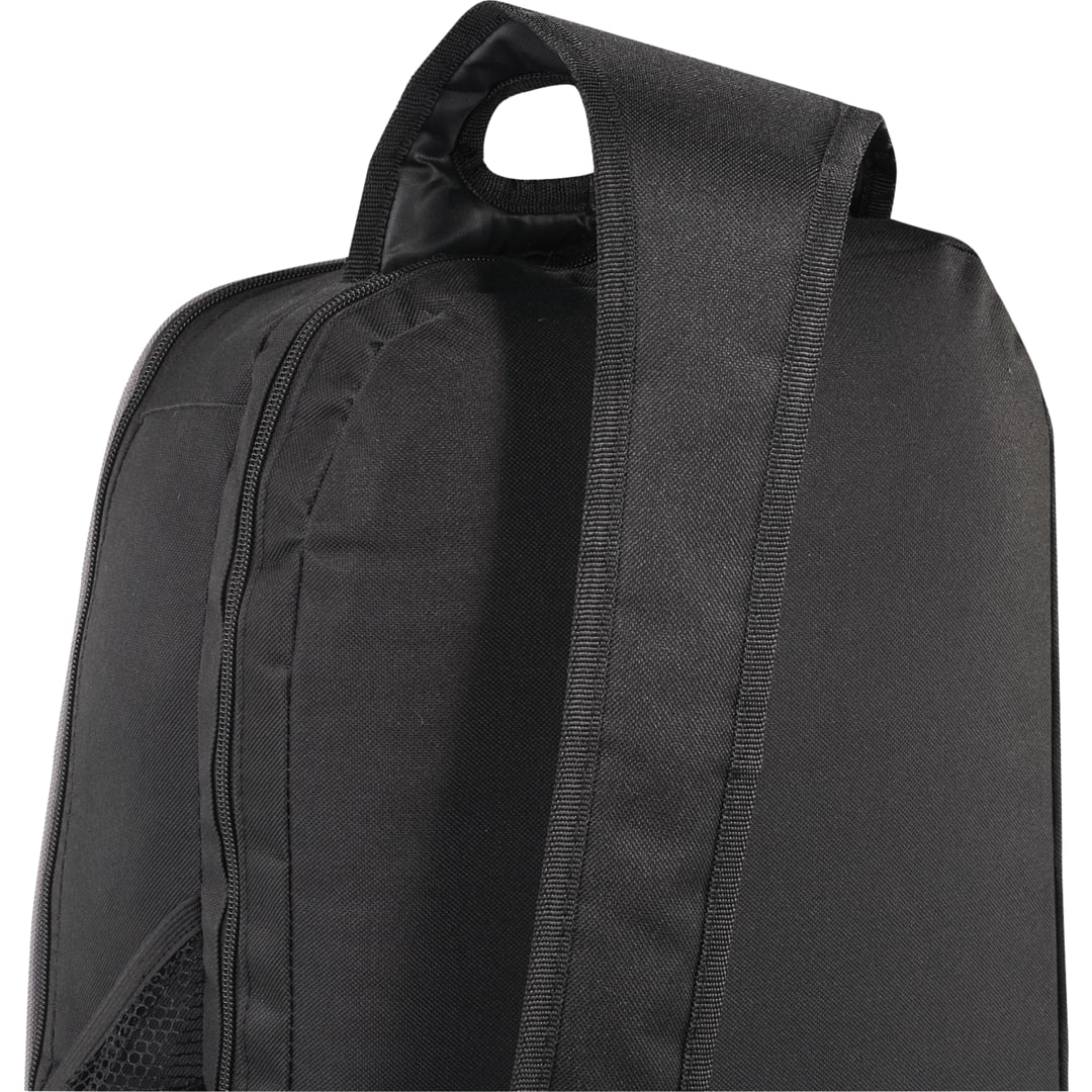 Rear View of Black Summit TSA 15" Computer Sling Backpack