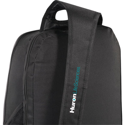 Rear View of Black Summit TSA 15" Computer Sling Backpack