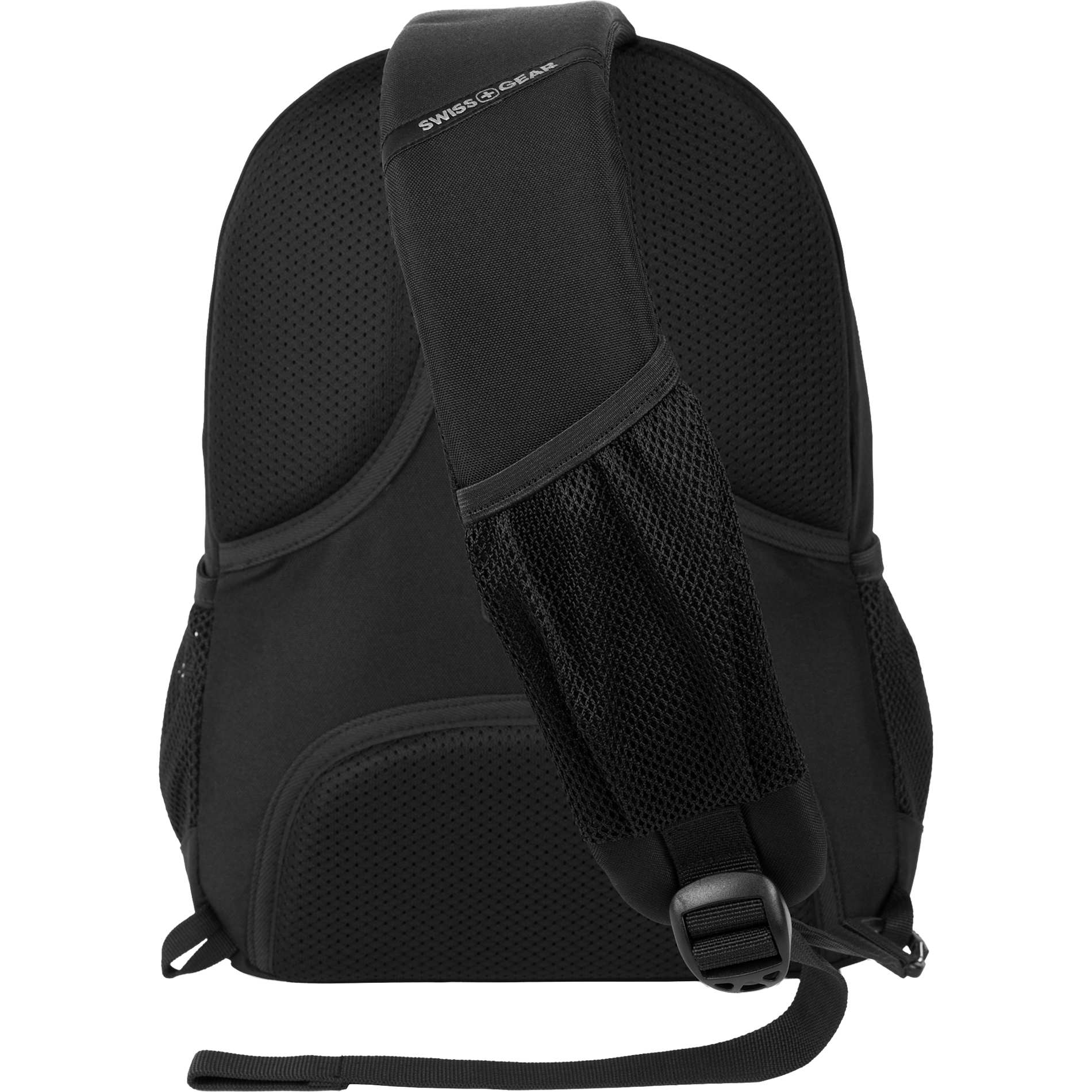 Rear View of Black Swiss Gear Mini Tour Sling Bag
