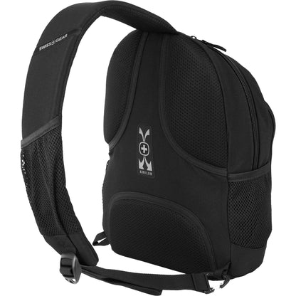 Rear View of Black Swiss Gear Mini Tour Sling Bag