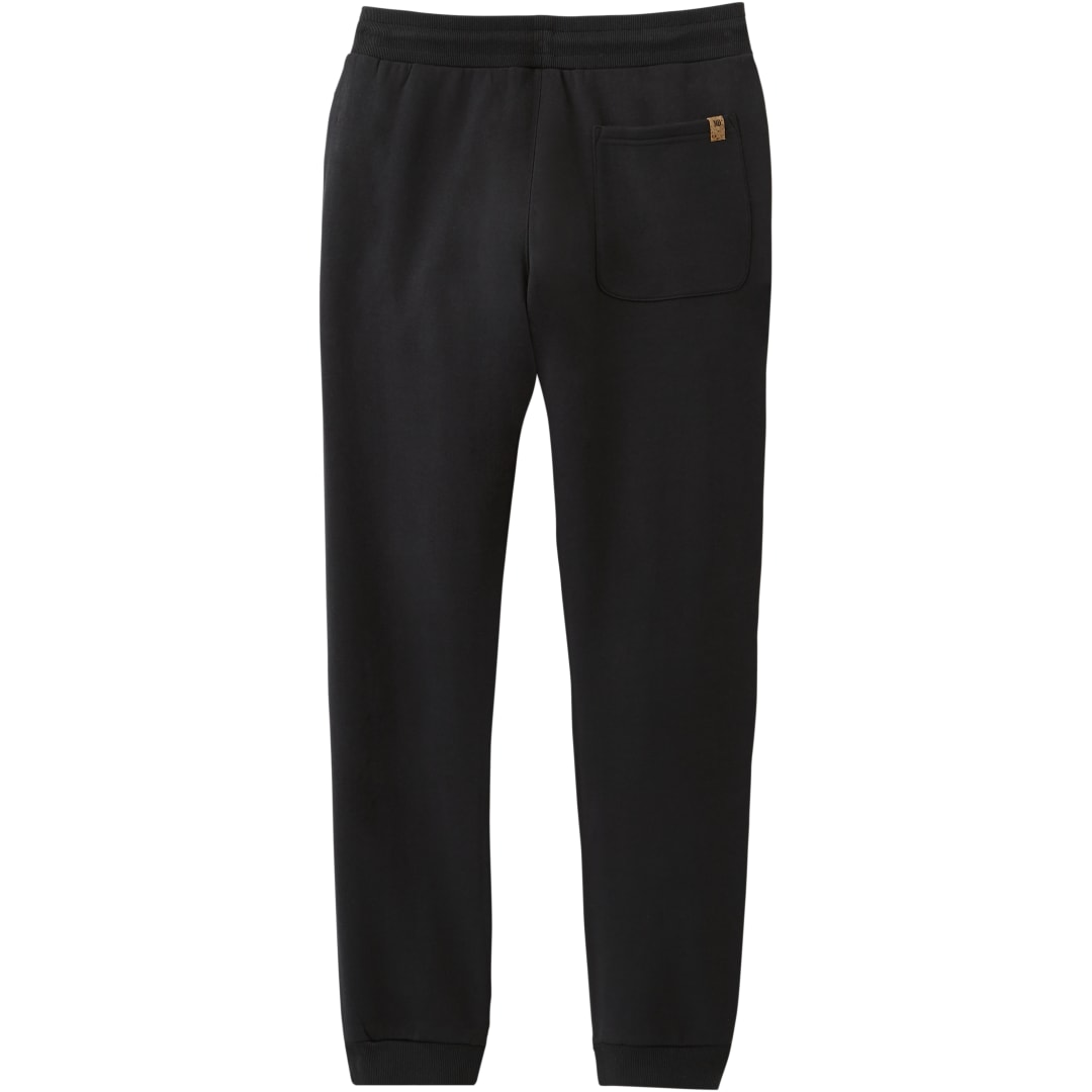 Rear View of Black tentree Atlas Sweatpant - Men's plain