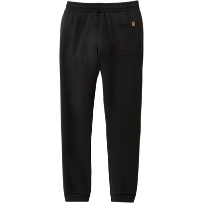 Rear View of Black tentree Atlas Sweatpant - Men's plain