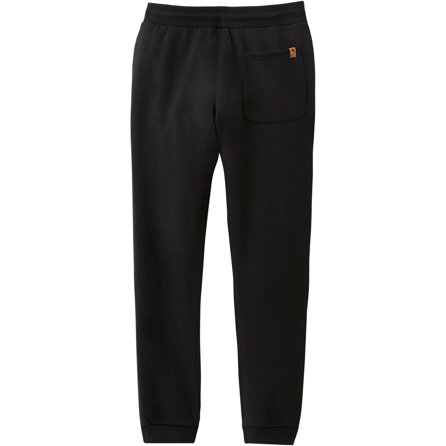 Rear View of Black tentree Atlas Sweatpant - Men's plain