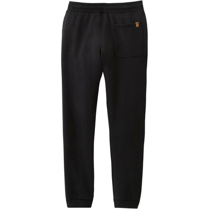 Rear View of Black tentree Atlas Sweatpant - Men's plain