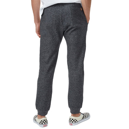 Rear View of Black tentree Atlas Sweatpant - Men's