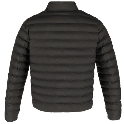 Rear View of Black tentree Cloud Shell Packable Puffer - Men's plain