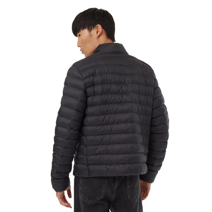 Rear View of Black tentree Cloud Shell Packable Puffer - Men's plain
