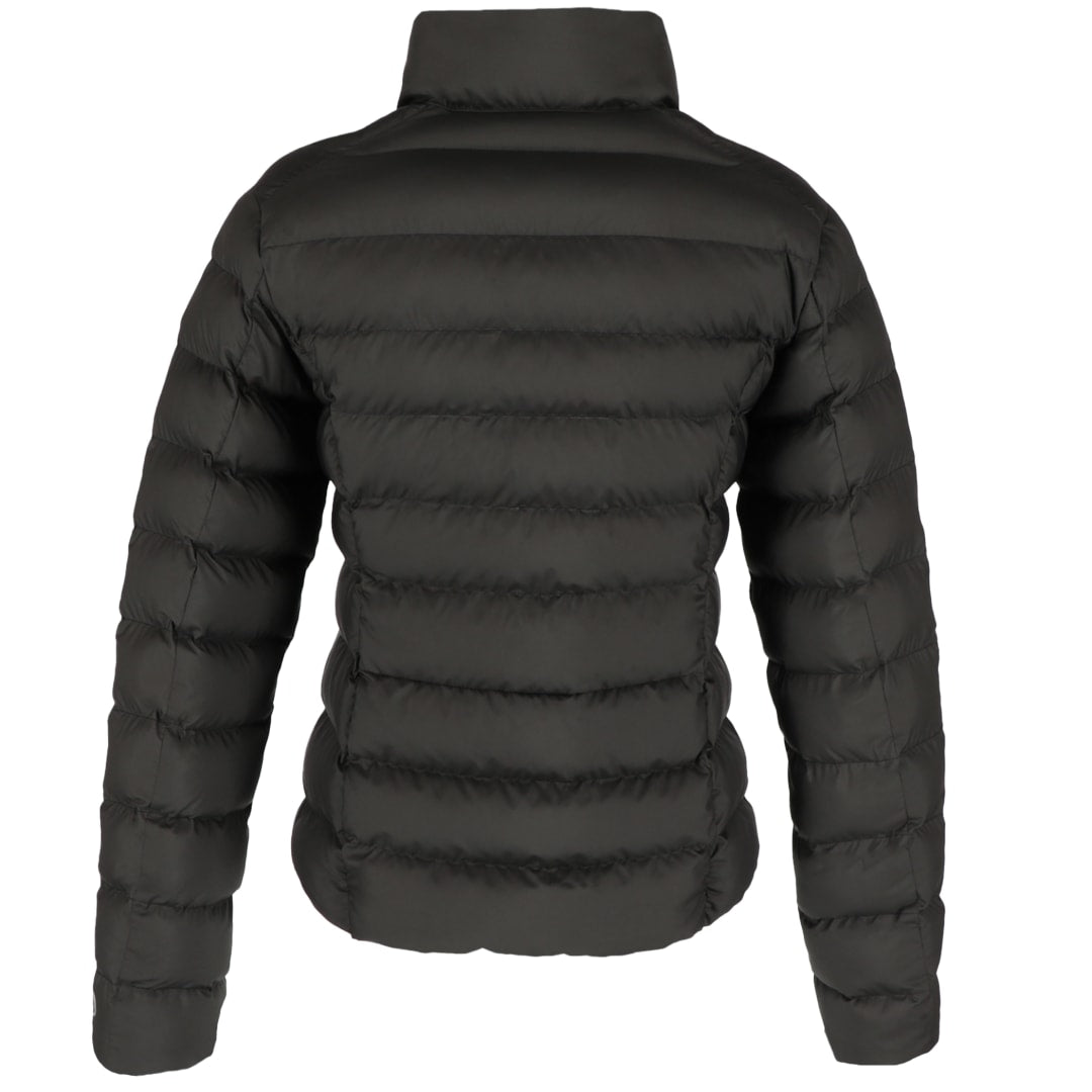 Rear View of Black tentree Cloud Shell Packable Puffer - Women's plain