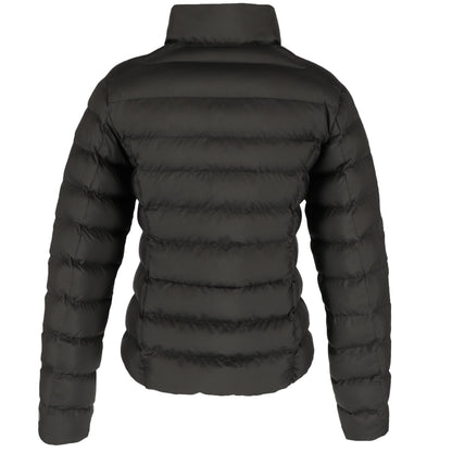 Rear View of Black tentree Cloud Shell Packable Puffer - Women's plain