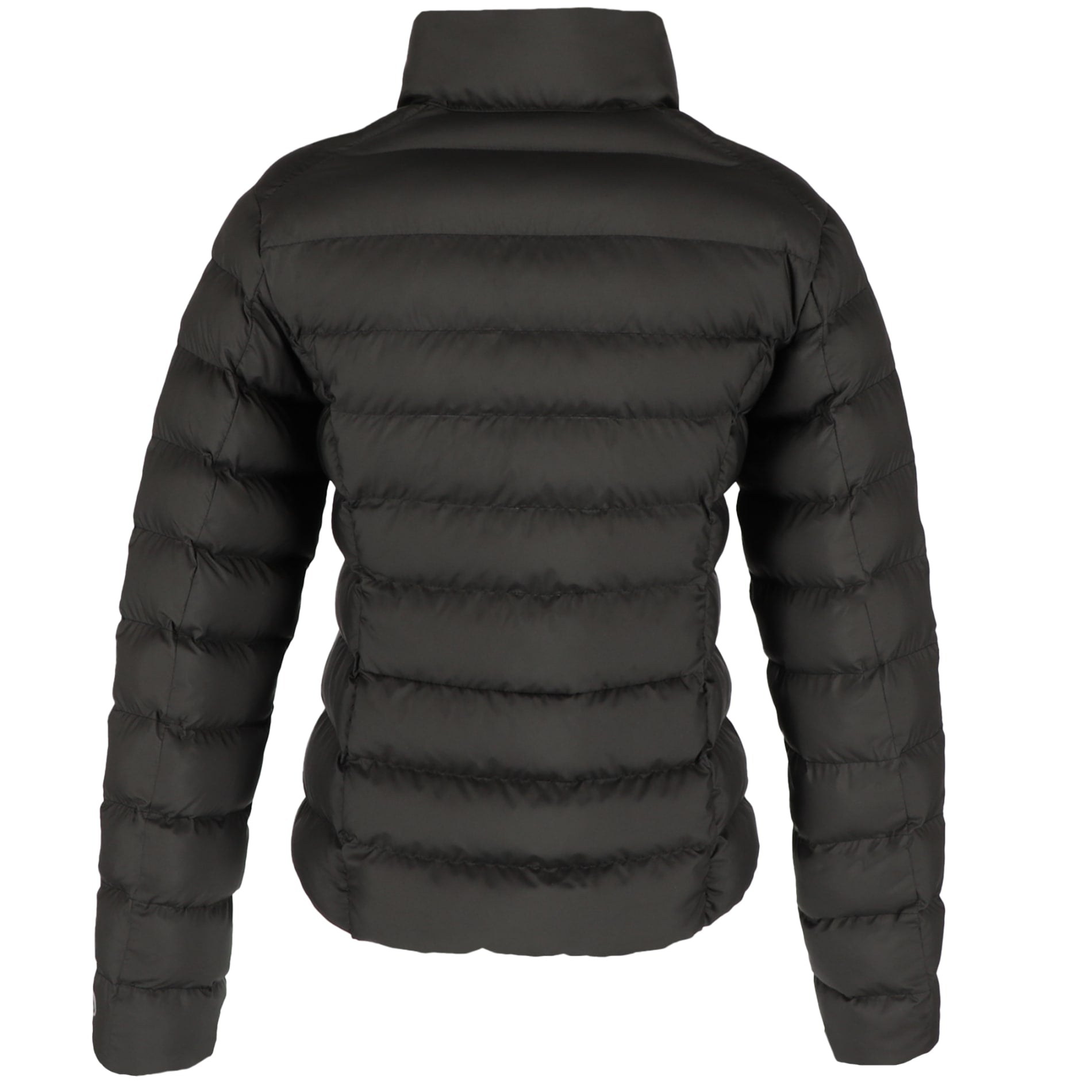 Rear View of Black tentree Cloud Shell Packable Puffer - Women's plain