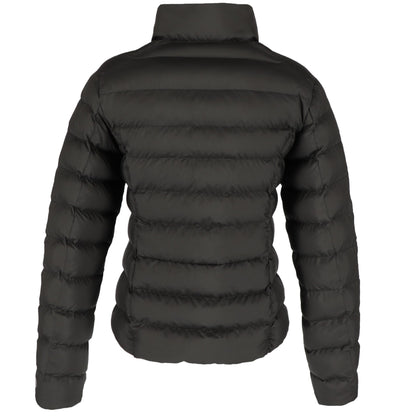 Rear View of Black tentree Cloud Shell Packable Puffer - Women's plain