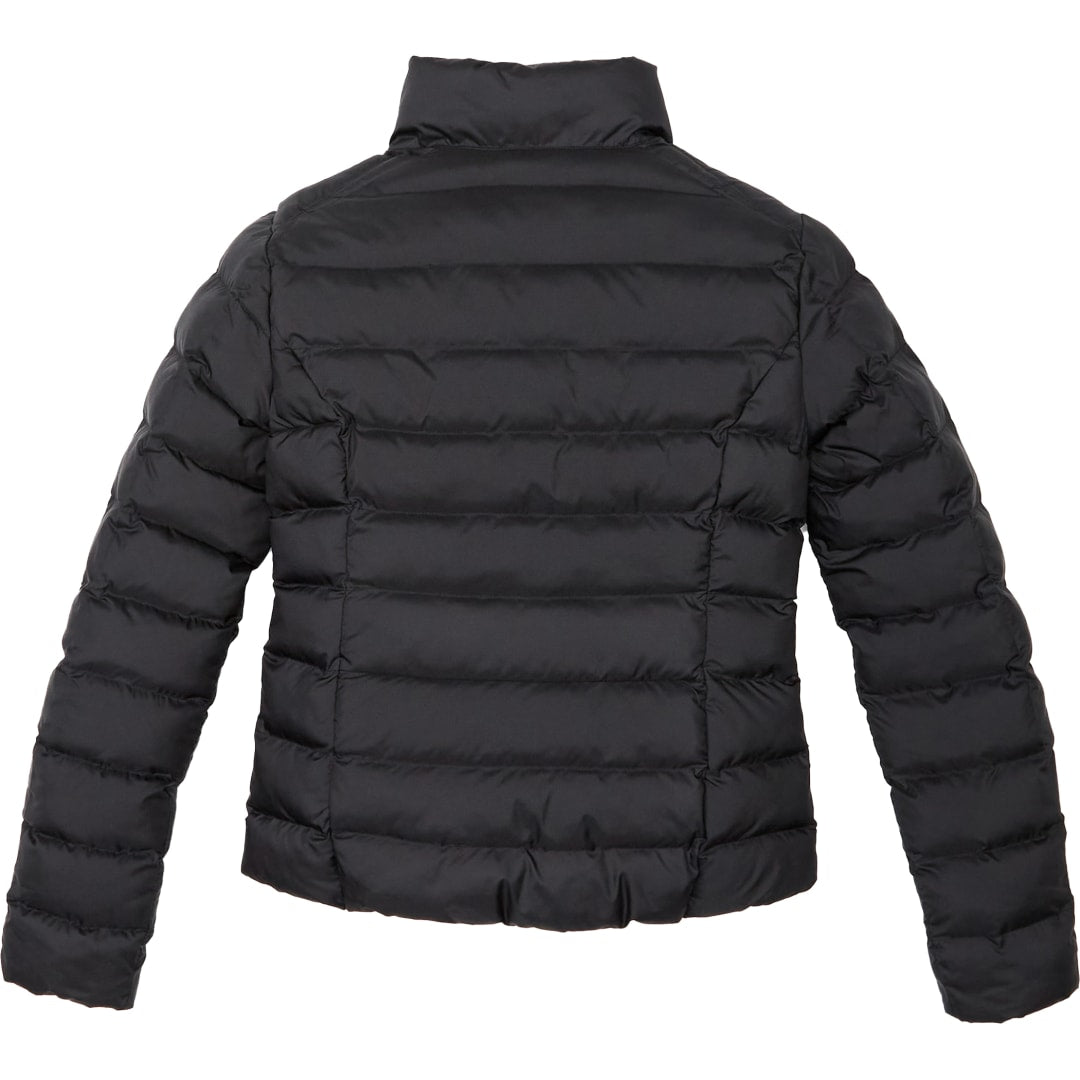 Rear View of Black tentree Cloud Shell Packable Puffer - Women's plain