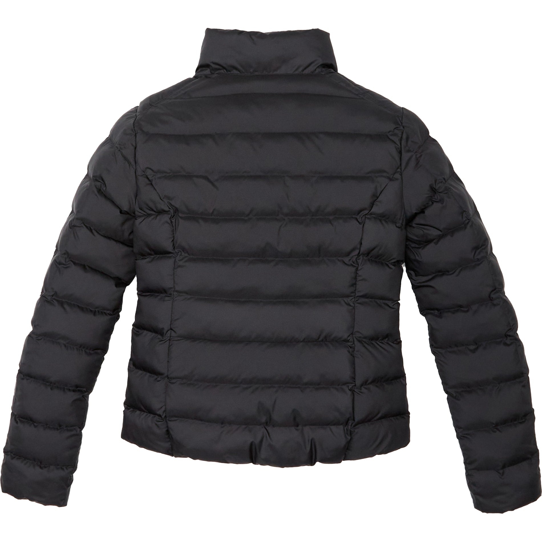Rear View of Black tentree Cloud Shell Packable Puffer - Women's plain