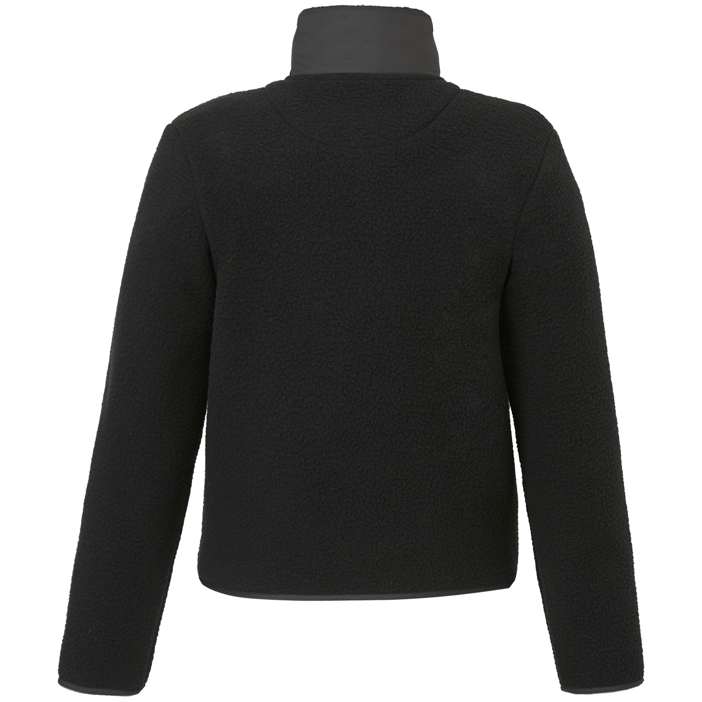 Rear View of Black tentree EcoLoft Zip Jacket - Women's plain