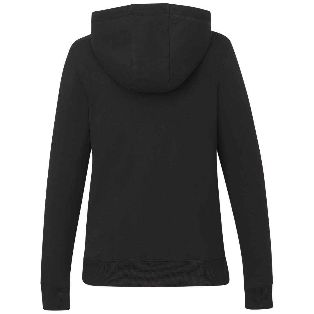 Rear View of Black tentree Organic Cotton Banshee Hoodie - Women's plain