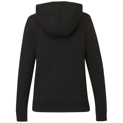 Rear View of Black tentree Organic Cotton Banshee Hoodie - Women's plain