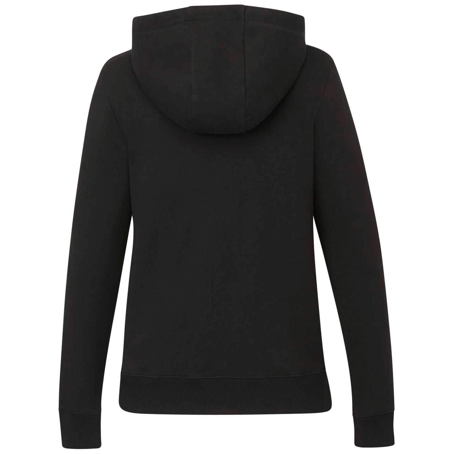 Rear View of Black tentree Organic Cotton Banshee Hoodie - Women's plain