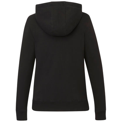Rear View of Black tentree Organic Cotton Banshee Hoodie - Women's plain
