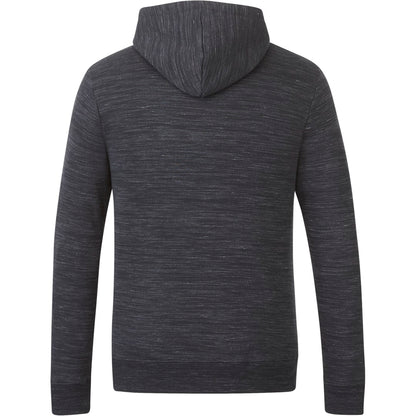 Rear View of Black tentree Space Dye Classic Hoodie - Men's plain