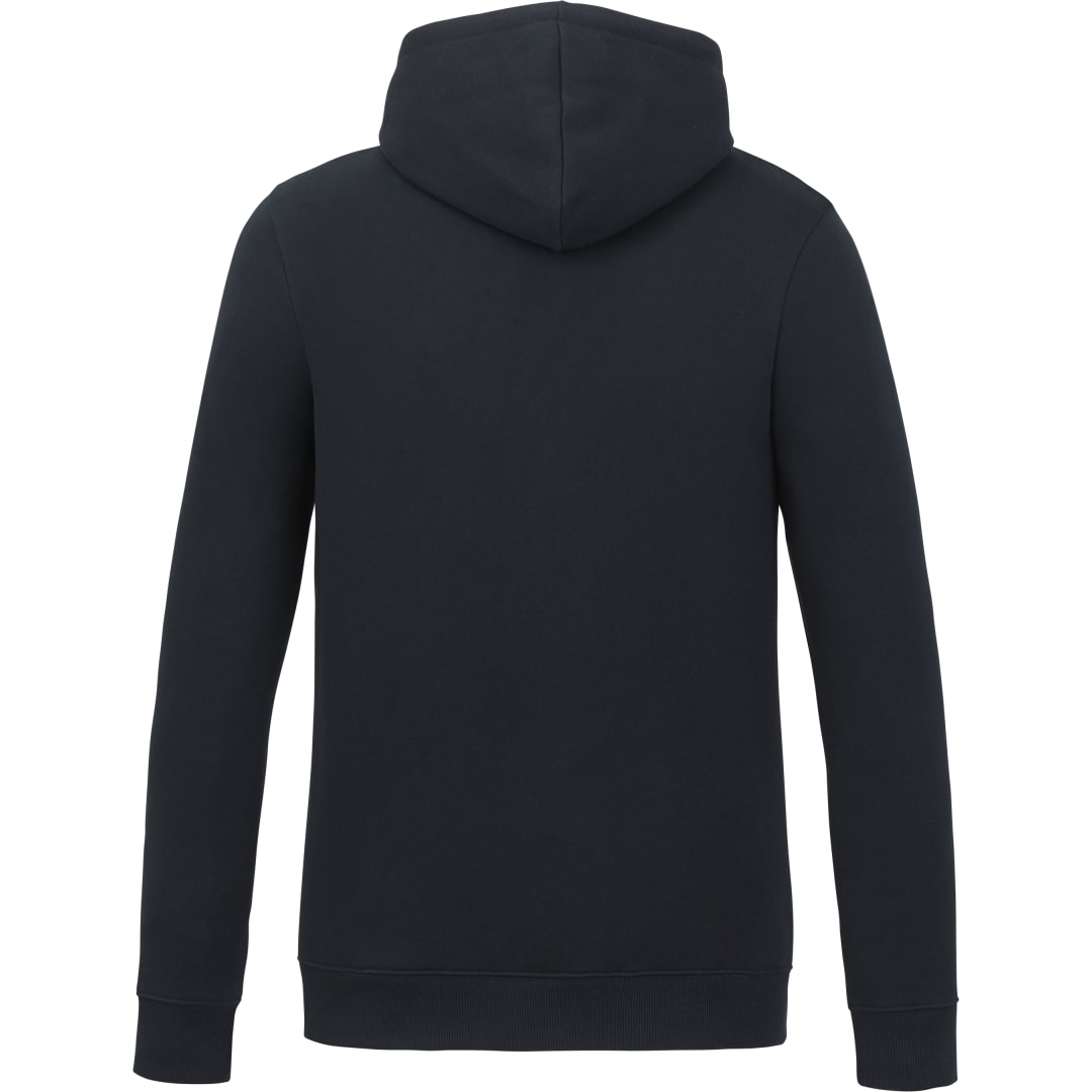 Rear View of Black tentree Space Dye Classic Hoodie - Men's plain