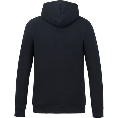Rear View of Black tentree Space Dye Classic Hoodie - Men's plain