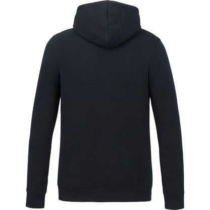 Rear View of Black tentree Space Dye Classic Hoodie - Men's plain
