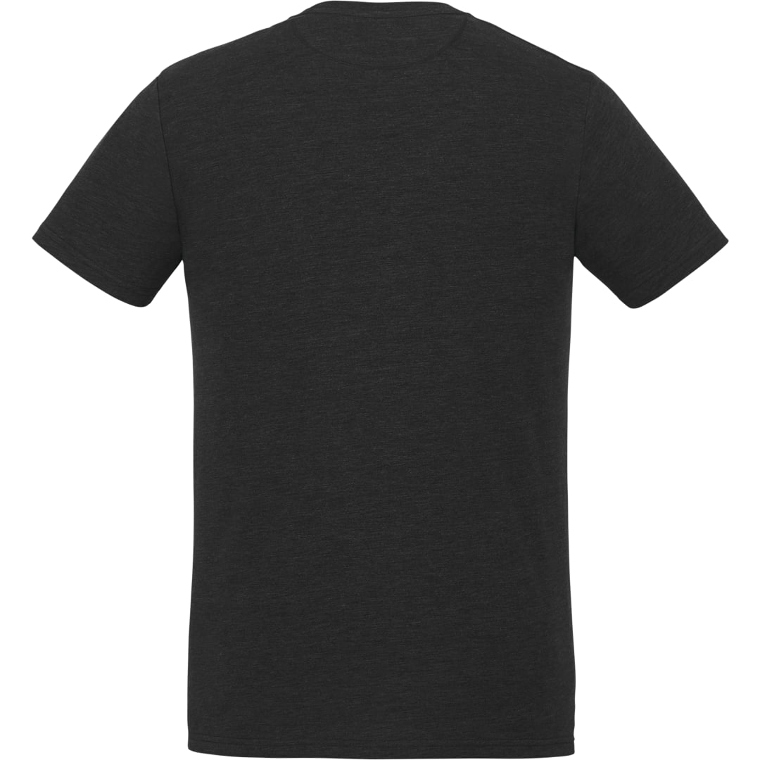 Rear View of Black tentree TreeBlend Classic T-Shirt - Men's plain