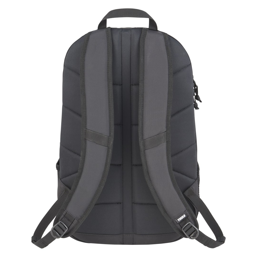 Rear View of Black Thule Achiever 15" Computer Backpack