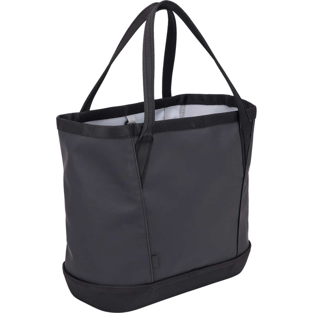 Rear View of Black Thule Chasm Gear Tote 30L
