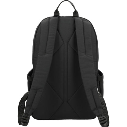 Rear View of Black Thule Heritage Notus 16" Computer Backpack 20L