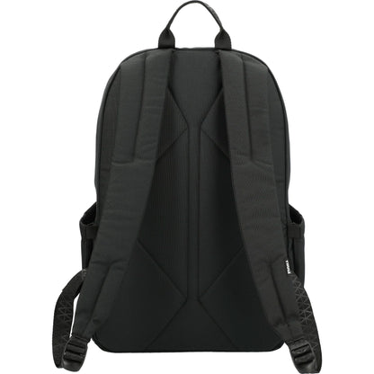 Rear View of Black Thule Heritage Notus 16" Computer Backpack 20L
