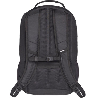 Rear View of Black Thule Recycled Lumion 16" Computer Backpack 21L