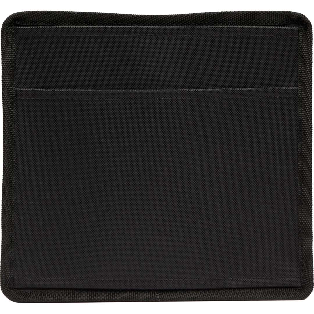 Rear View of Black Travel Bottle Buddy plain
