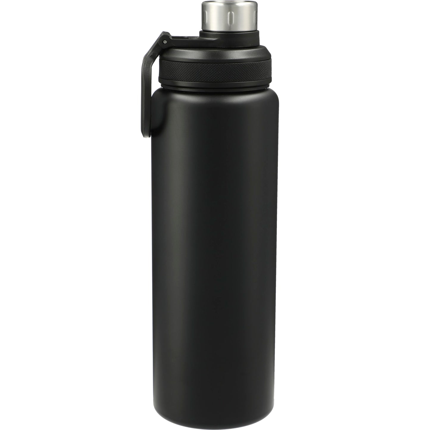Rear View of Black Vasco 32oz Stainless Steel Bottle