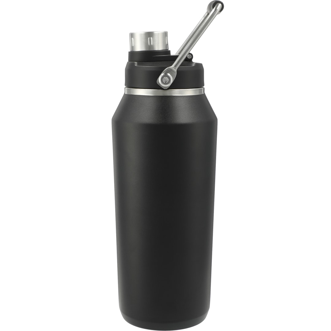 Rear View of Black Vasco Copper Vacuum Insulated Bottle 40oz