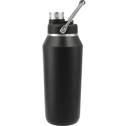 Rear View of Black Vasco Copper Vacuum Insulated Bottle 40oz