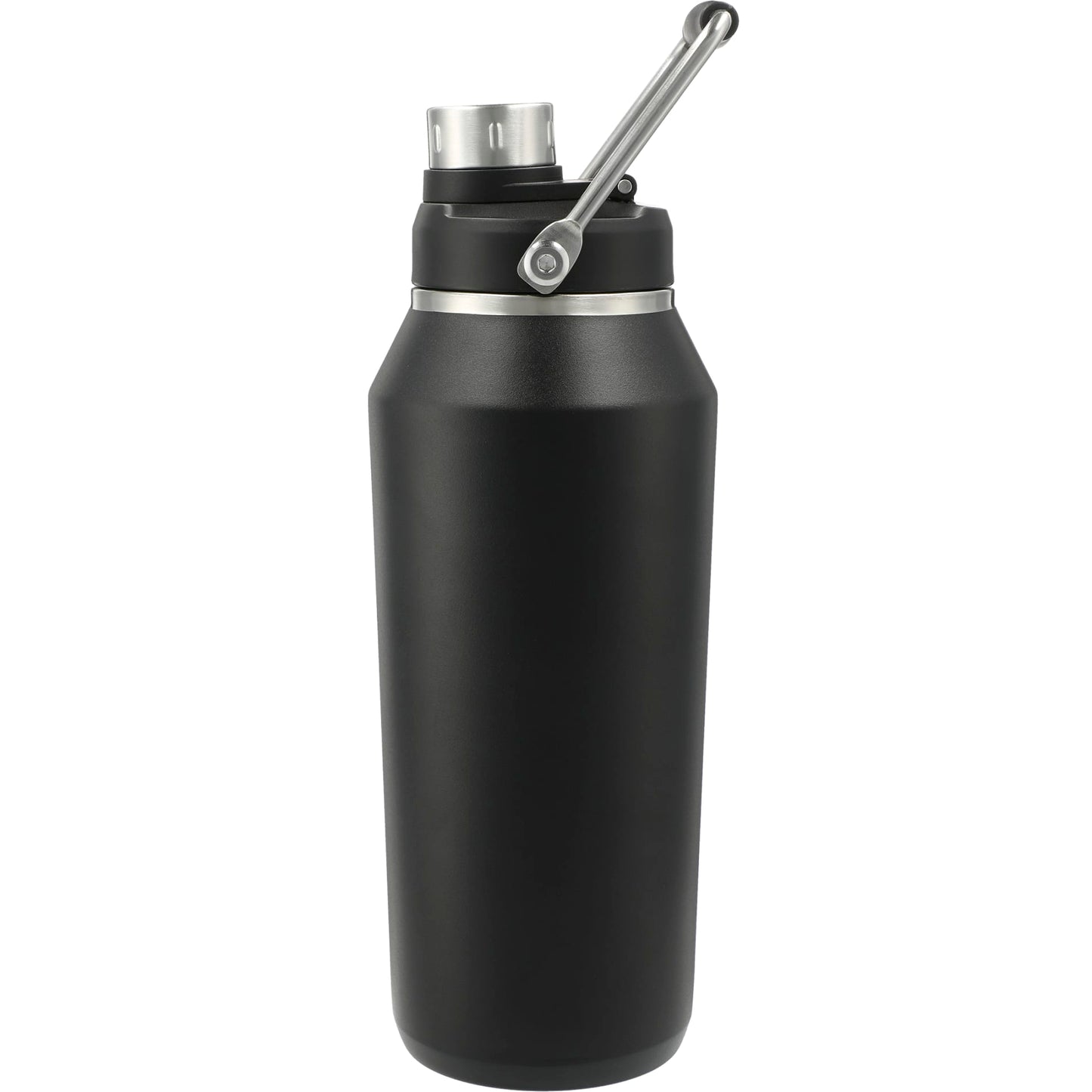 Rear View of Black Vasco Copper Vacuum Insulated Bottle 40oz