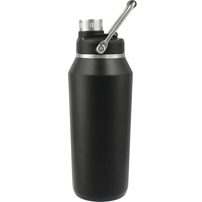 Rear View of Black Vasco Copper Vacuum Insulated Bottle 40oz