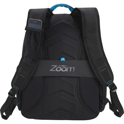 Rear View of Black Zoom DayTripper 15" Computer Backpack