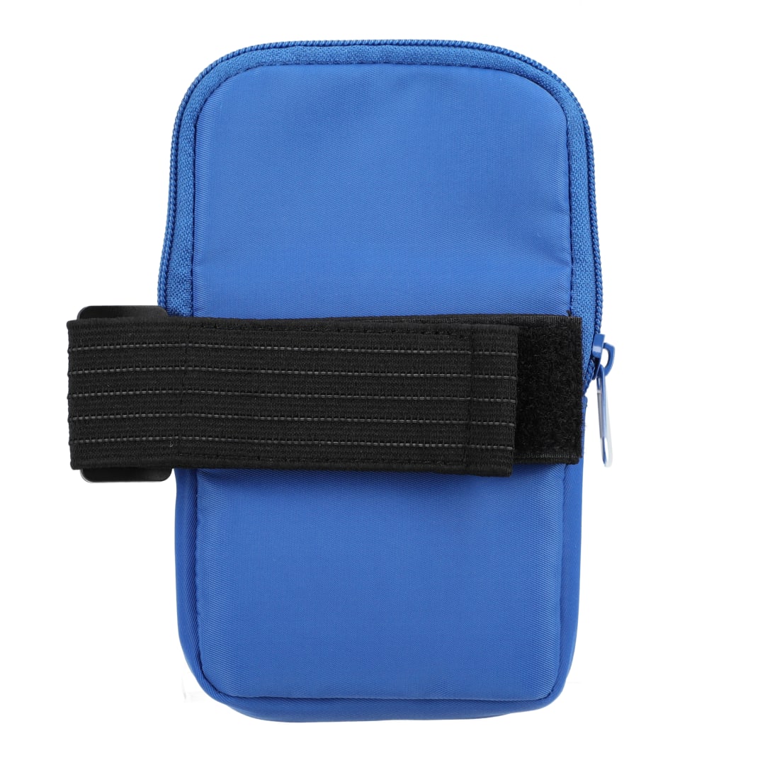 Rear View of Blue Bottle Buddy Water Bottle Pouch plain