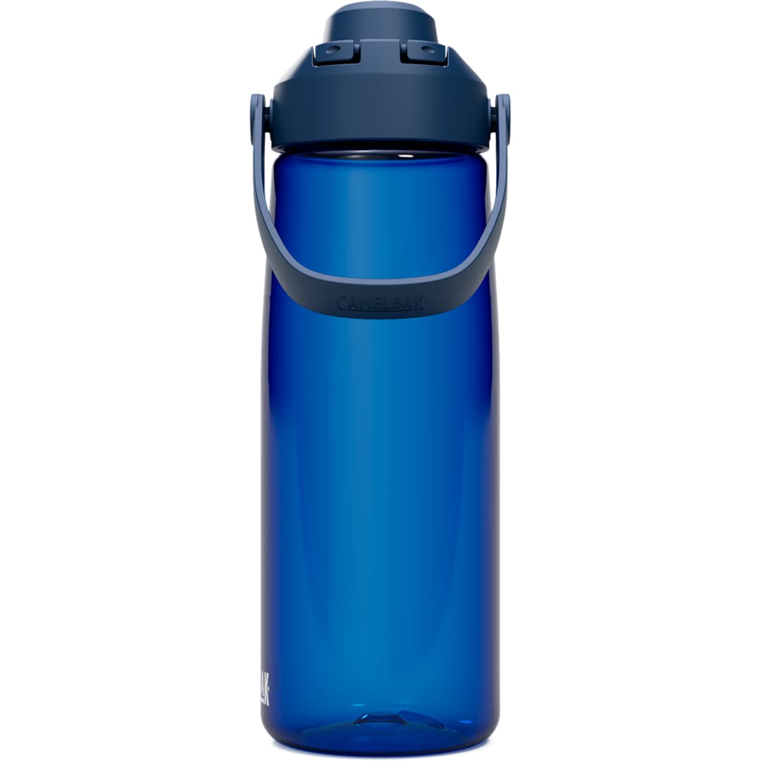Rear View of Blue CamelBak Thrive™ Chug 25oz Bottle Tritan™ Renew plain