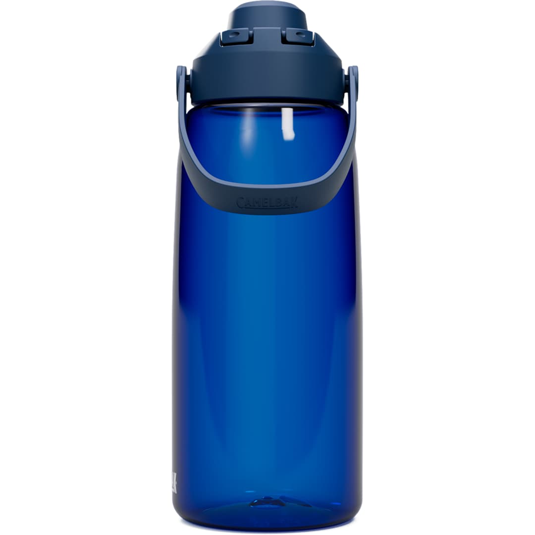 Rear View of Blue CamelBak Thrive™ Chug 32oz Bottle Tritan™ Renew plain