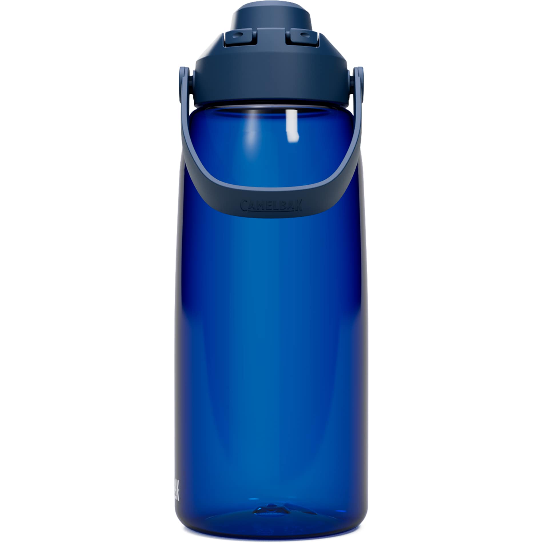 Rear View of Blue CamelBak Thrive™ Chug 32oz Bottle Tritan™ Renew plain