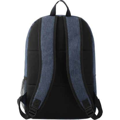 Rear View of Blue Graphite Deluxe 15" Computer Backpack