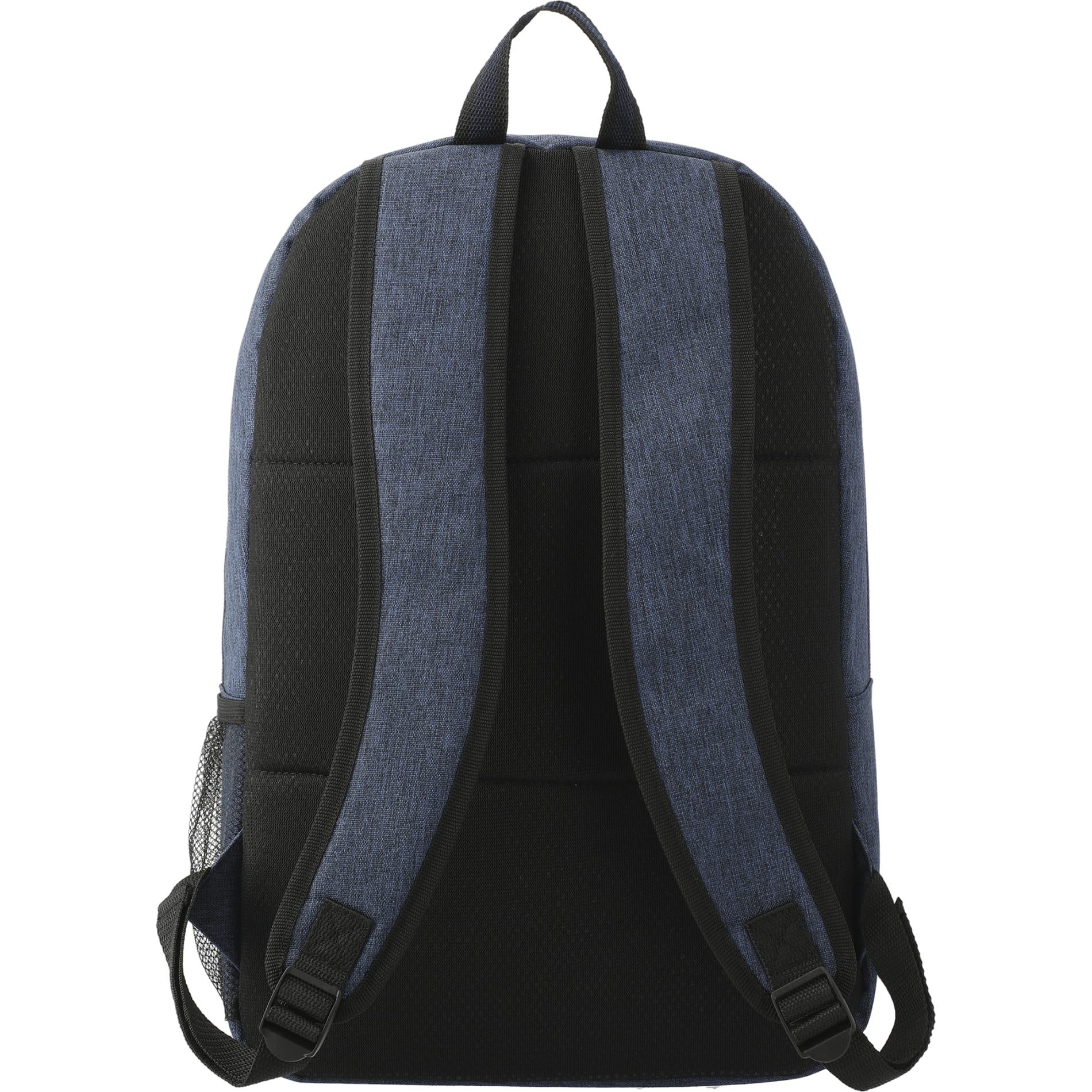 Rear View of Blue Graphite Deluxe 15" Computer Backpack