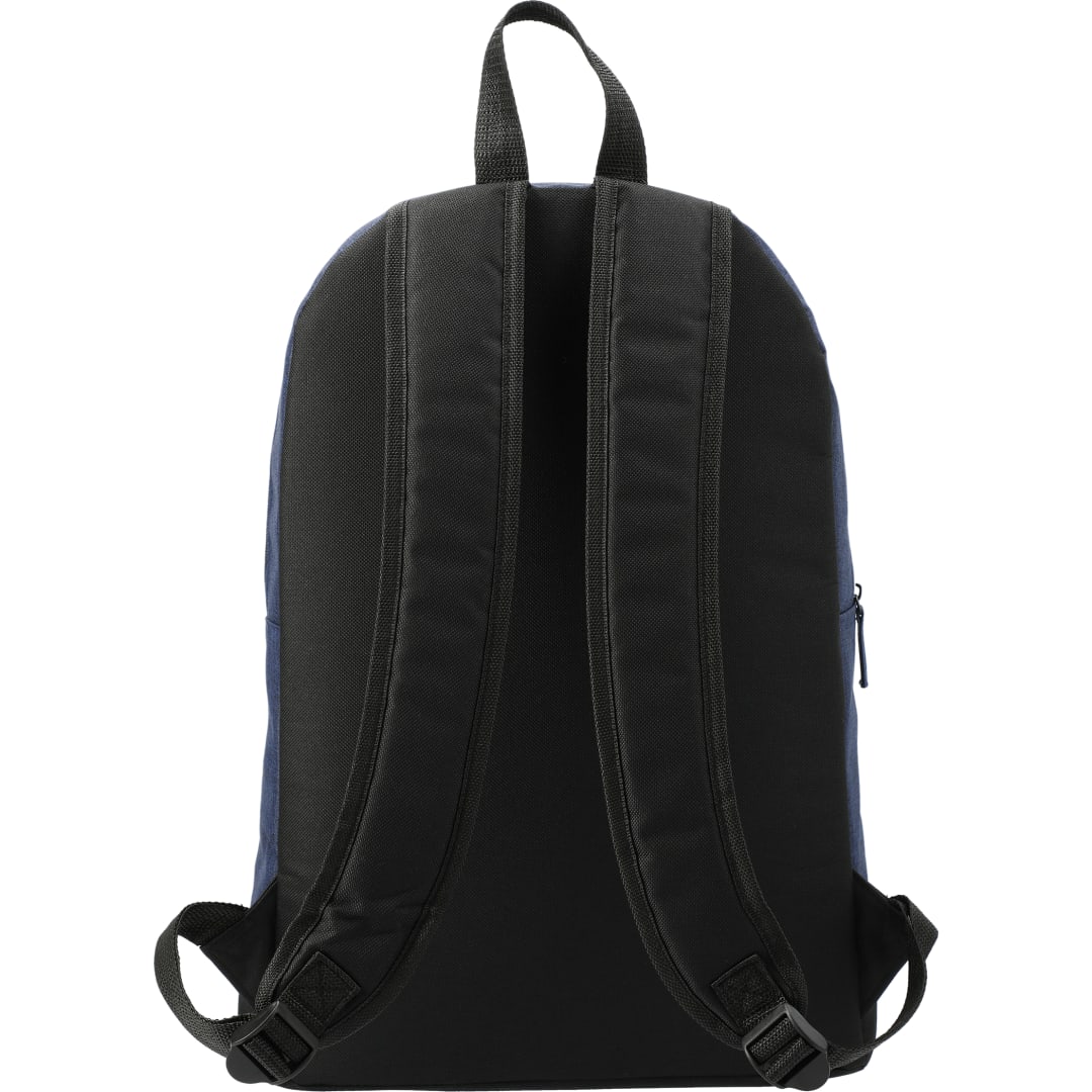 Rear View of Blue Graphite Dome 15" Computer Backpack