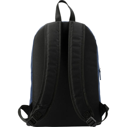 Rear View of Blue Graphite Dome 15" Computer Backpack