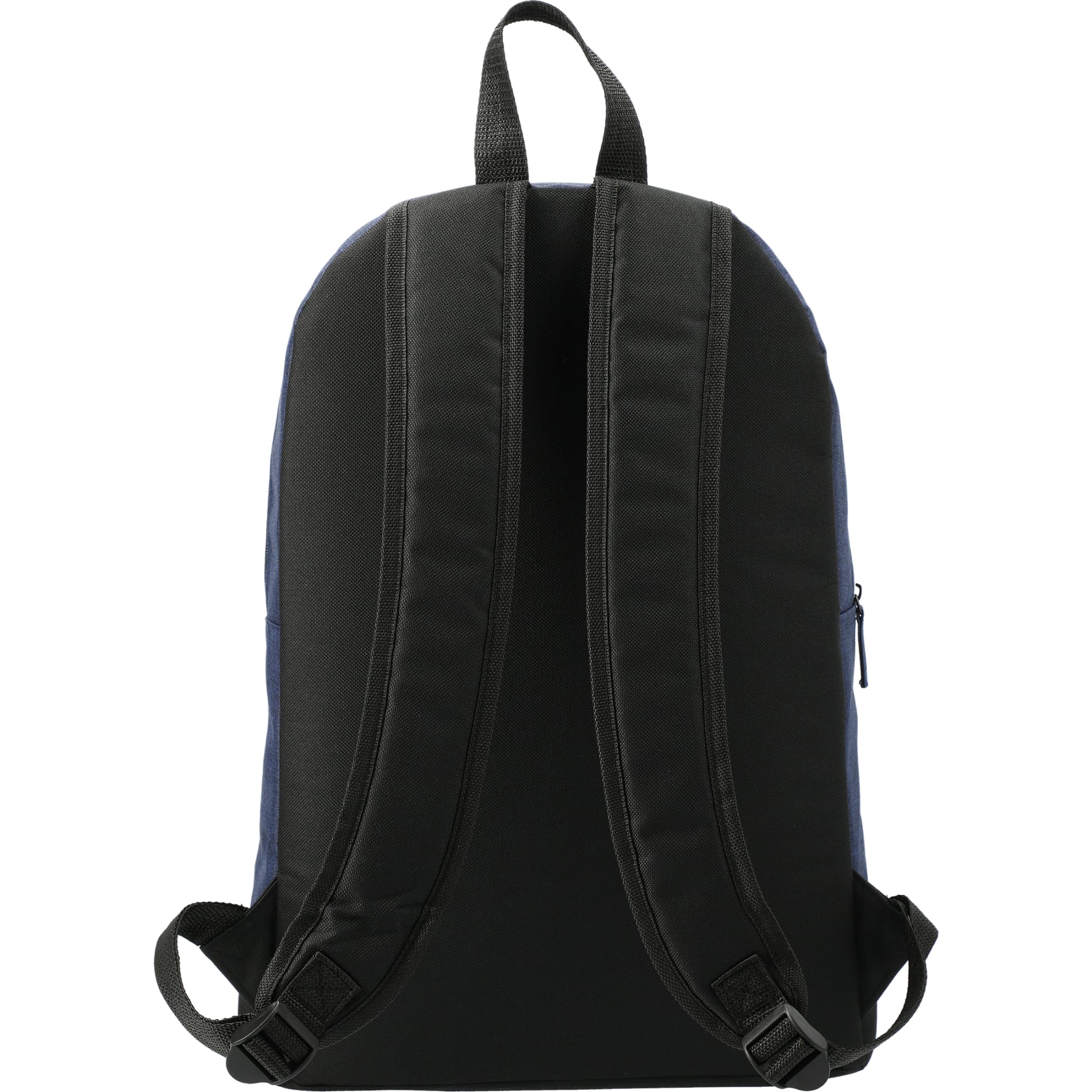 Rear View of Blue Graphite Dome 15" Computer Backpack