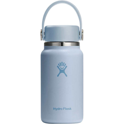 Rear View of Blue Hydro Flask® Micro Hydro Bottle 200ml
